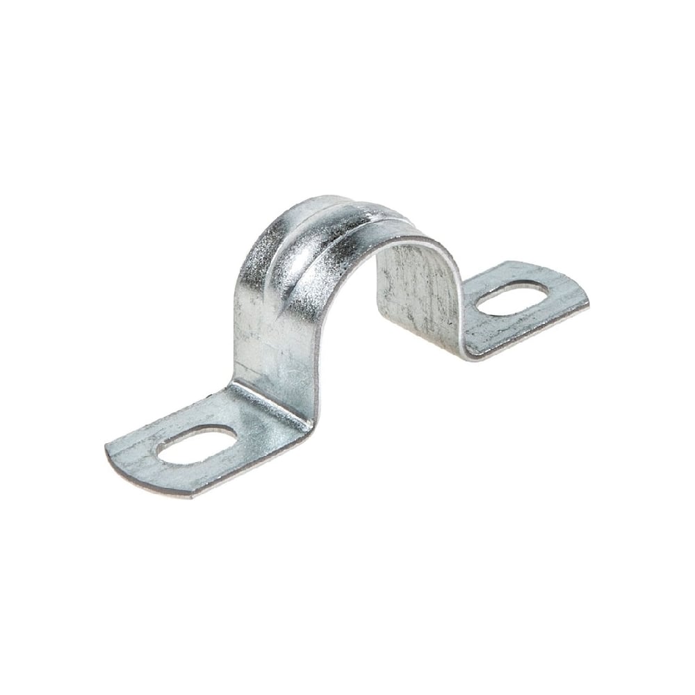 Изображение товара Двухлапковая металлическая скоба STALMAX L-SMD 14-15 мм для труб и кабелей