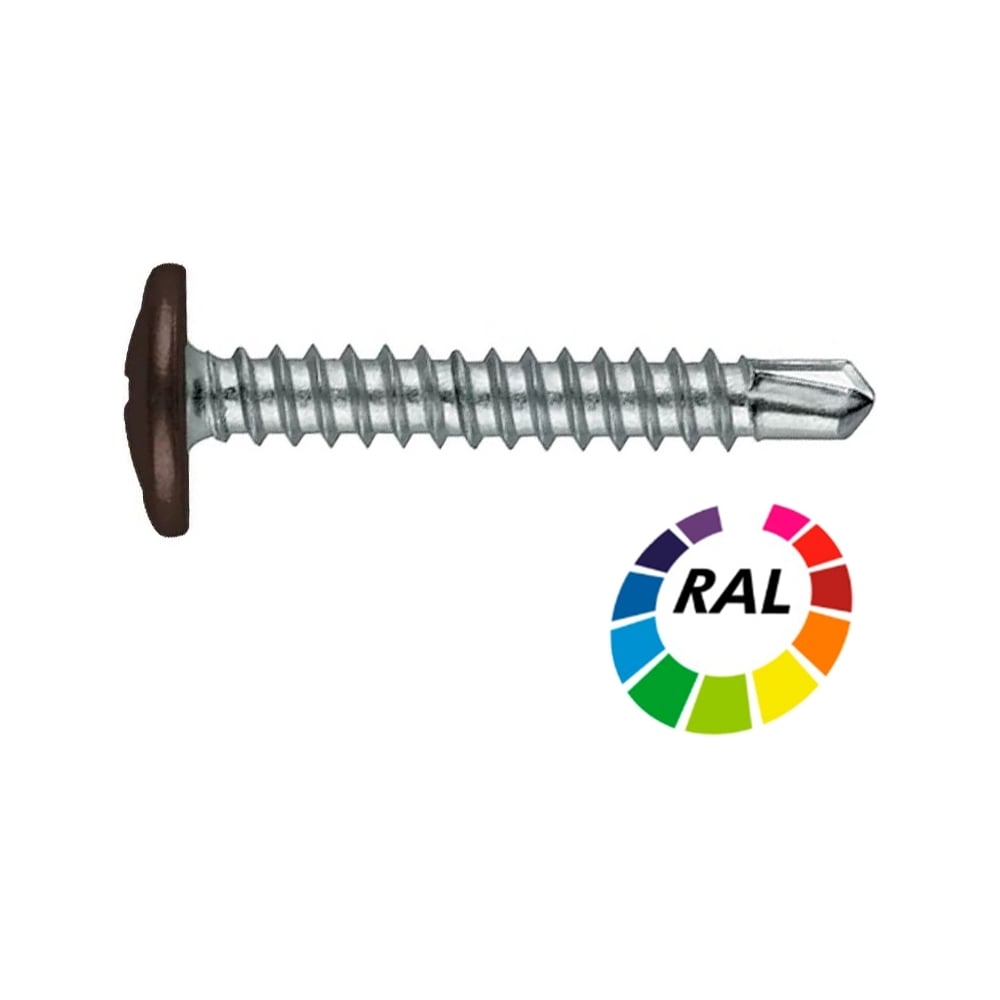 Изображение товара Саморез STALMAX LSP-S 4,2х32 цинк RAL 9003 500 шт с сверлом