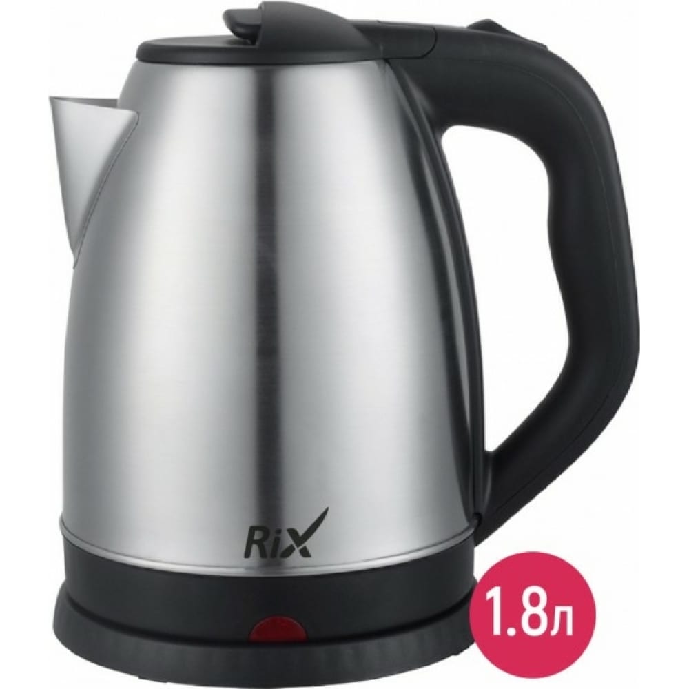 Электрический чайник RIX, цвет серый/черный 46436 RKT-1800S - фото 1