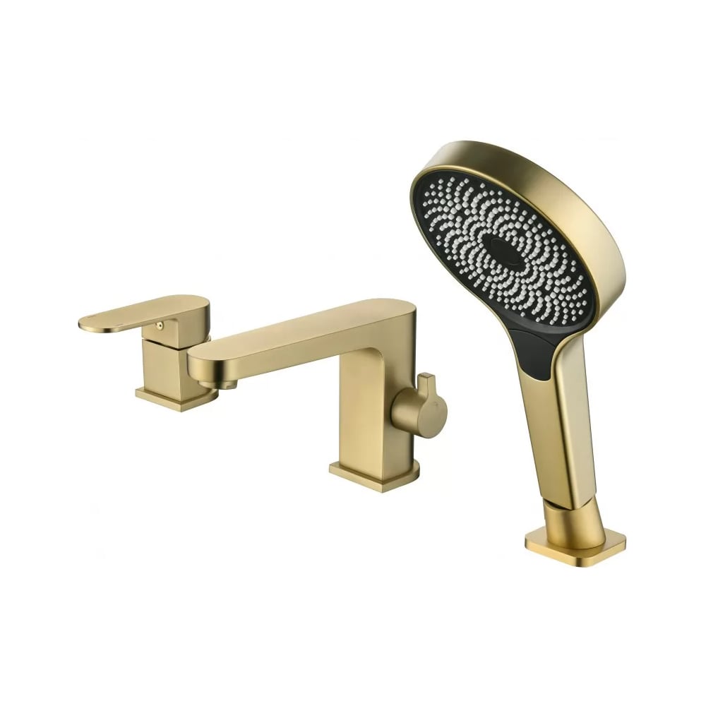 Изображение товара Смеситель на борт ванны ViEiR однорычажный матовое золото V283532-S