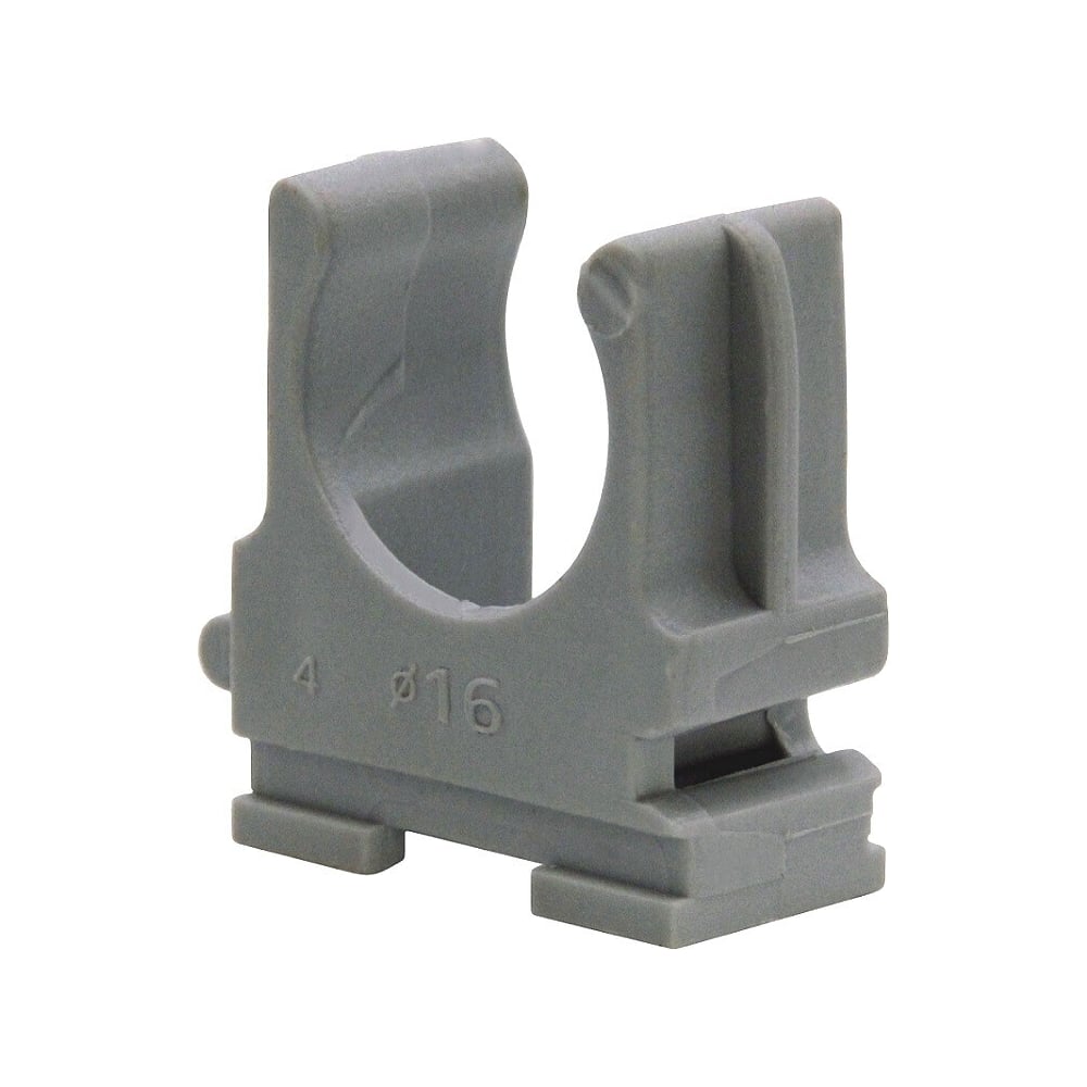 Изображение товара Клипса-держатель STALMAX LE-C 20 мм для крепления труб, серый, 250 шт