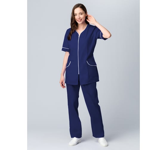 Изображение товара Женский костюм Факел Вера темно-синий, р. 48-50; 170-176 87480773.006