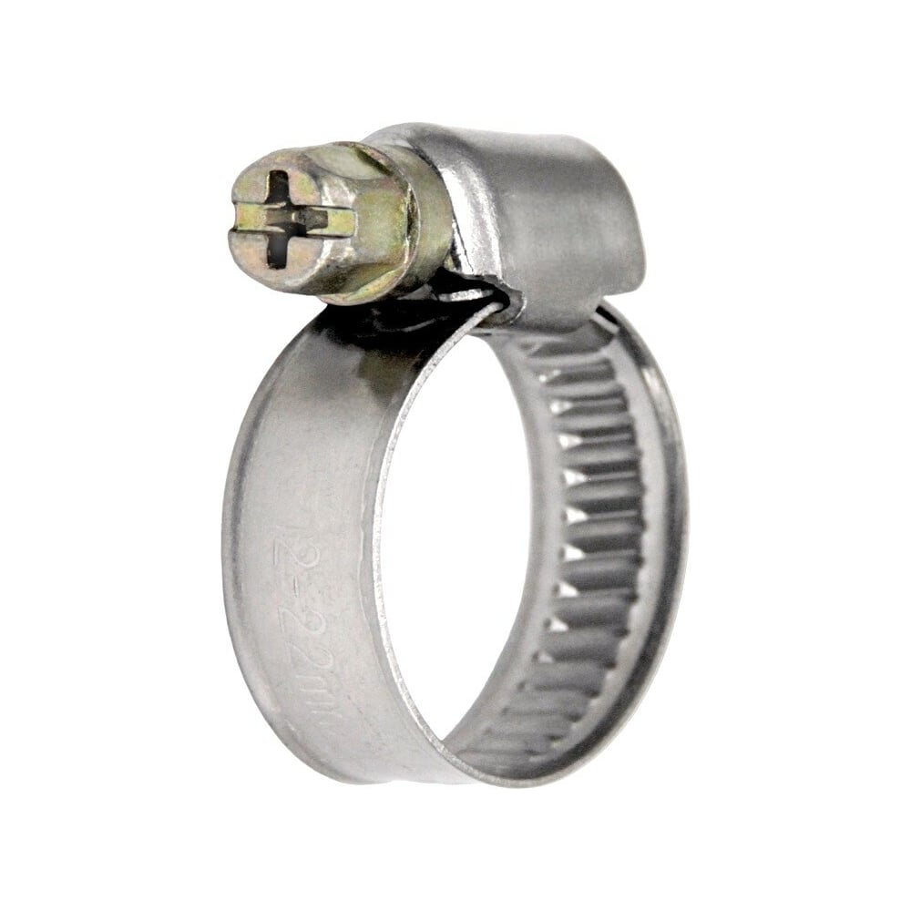 Изображение товара Хомут червячный STALMAX L-CW 8-12/9 из нержавеющей стали AISI 430
