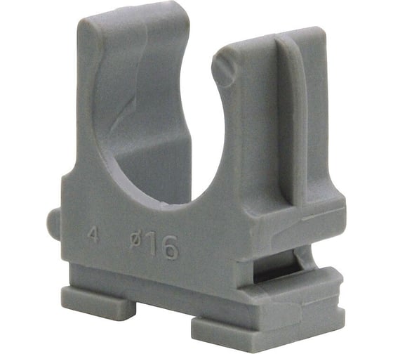 Изображение товара Клипса-держатель STALMAX LE-C 12 мм для крепления труб (арт. 11815) серая (уп. 350 шт) 11815-023