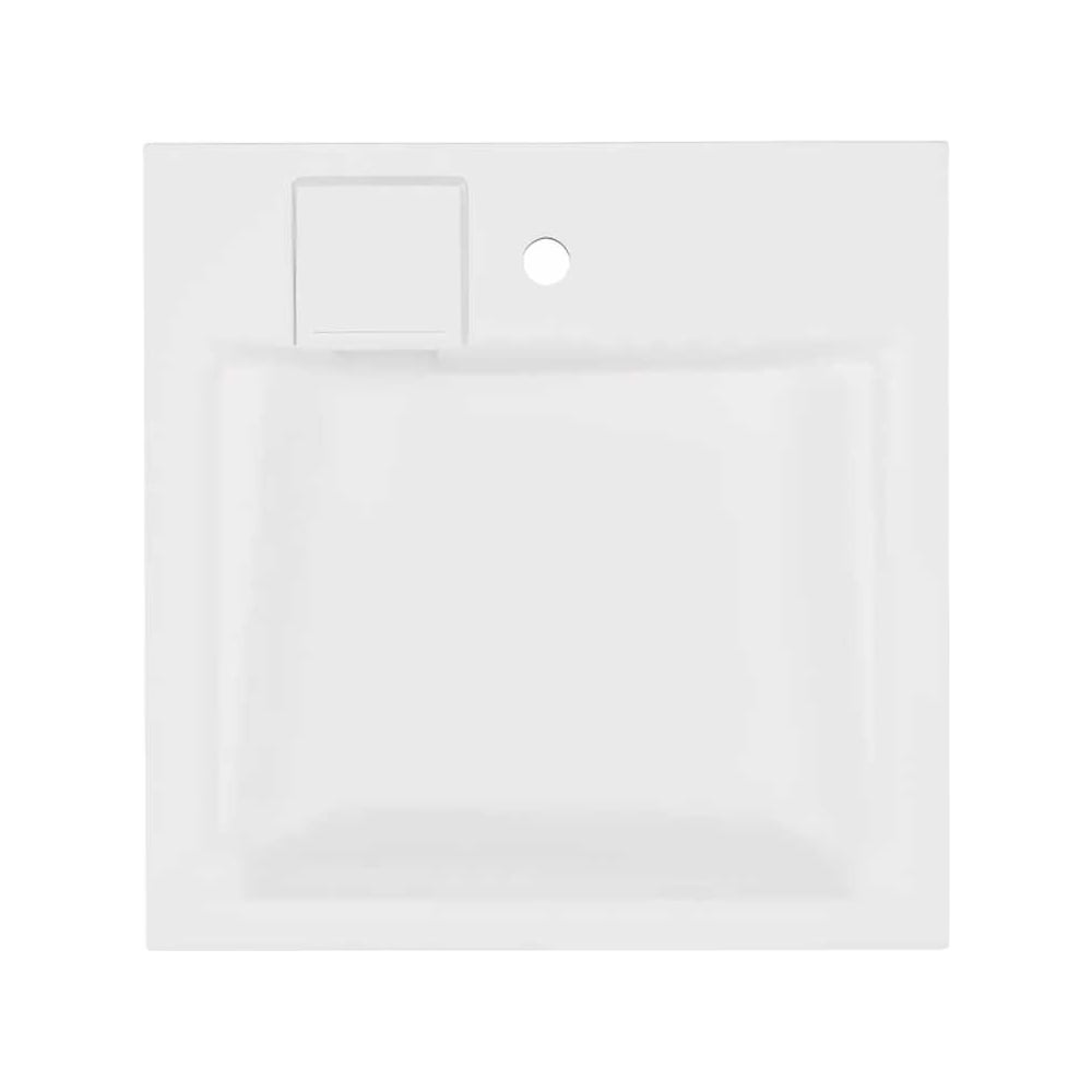 Изображение товара Накладная раковина PAOLA Siena 60x60 искусственный мрамор белая