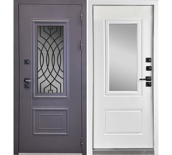 Изображение товара Дверь DIVA Формен Ф-35 Термо Муар Меланж Махагон/Ванилла Веллюто 960*2050 Правая УТ-00084414