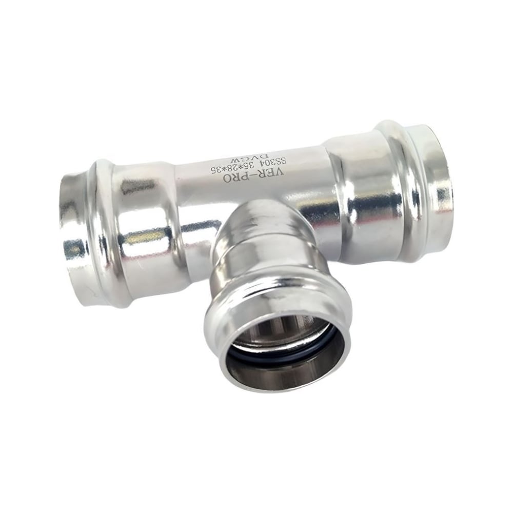 Изображение товара Тройник нержавеющий ViEiR 22х18х22 для труб из нержавеющей стали