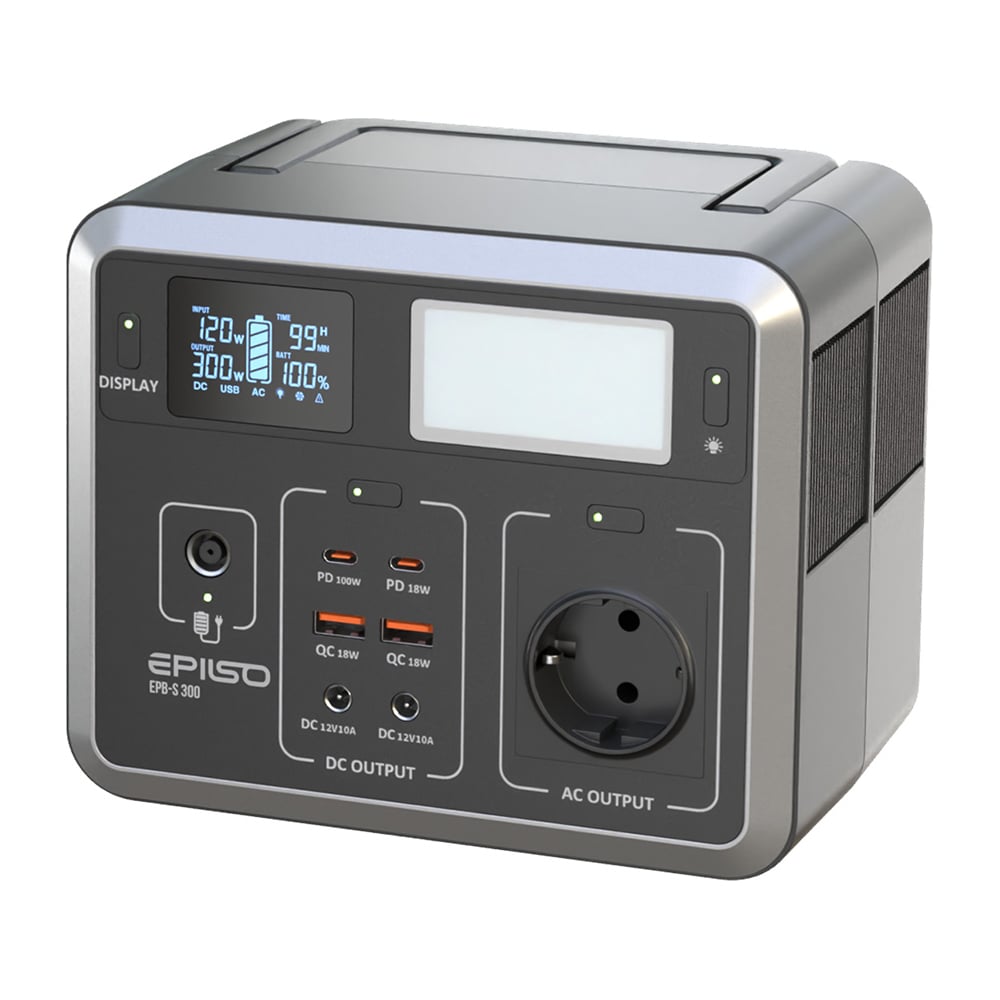 Изображение товара Портативная электростанция Epilso EPB-S300 с USB Type-C и мощностью 600 Вт