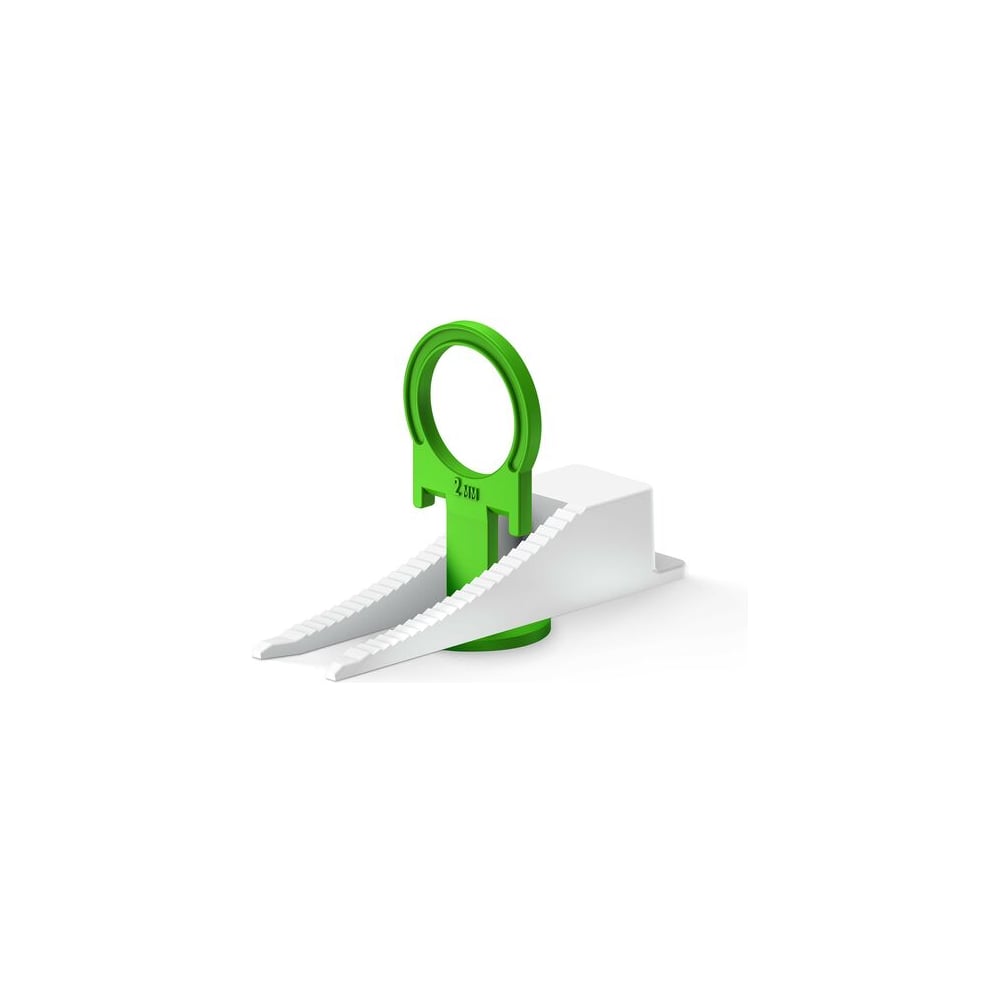 Изображение товара Комплект зажимов и клиньев ЗУБР для системы выравнивания плитки 2 мм 50 шт