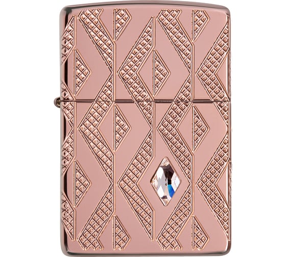 Изображение товара Зажигалка Zippo Armor Geometric с покрытием Rose Gold, 38x13x57 мм 49702