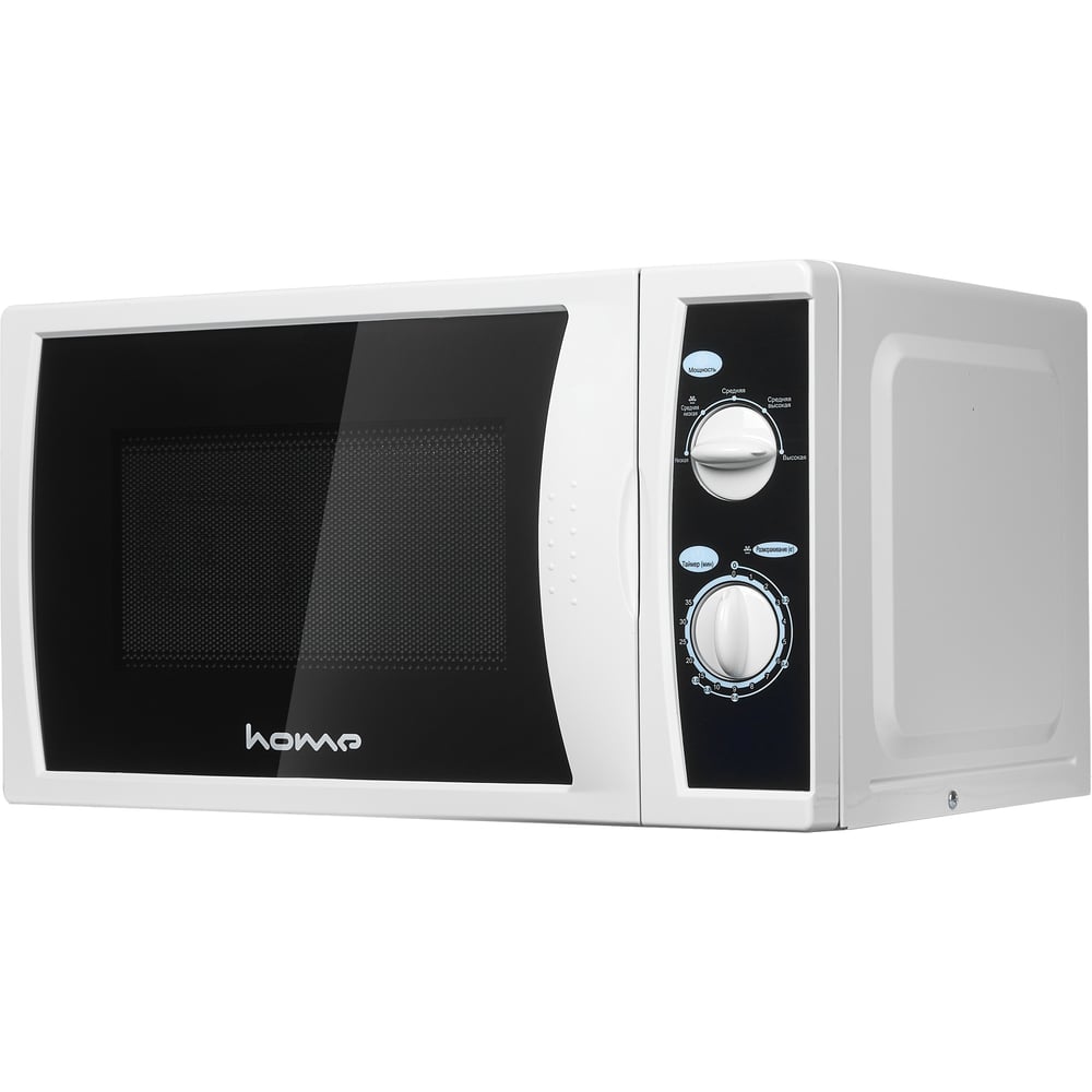Изображение товара Микроволновая печь home белая модель HMM208AW, 20л, механика