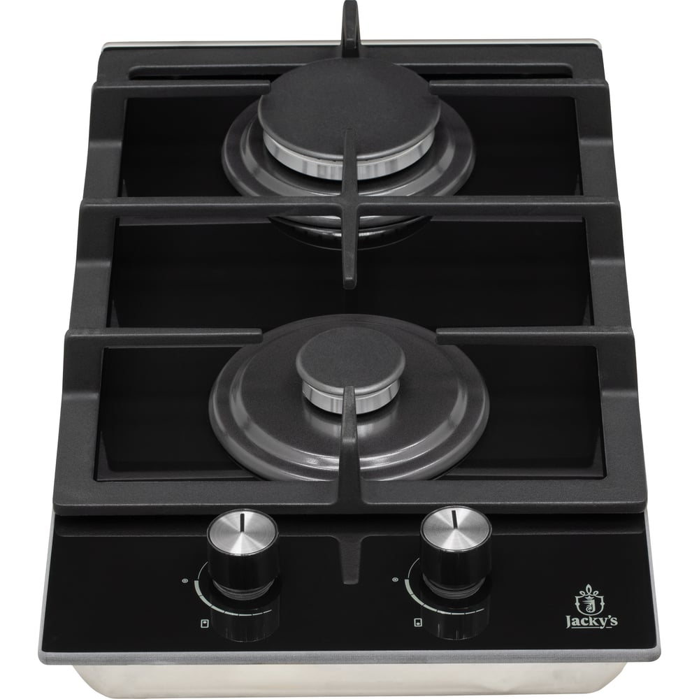 Изображение товара Газовая варочная панель Jacky's JH GB333 2 конфорки черный нержавейка