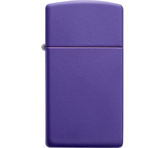 Изображение товара Зажигалка Zippo Slim с покрытием Purple Matte, латунь/сталь, фиолетовая, матовая, 29x10x60 мм 1637