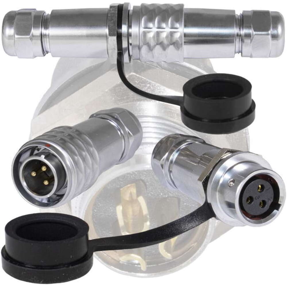 Изображение товара Разъем RUICHI SR12-10/MF3P 119614 для электрических цепей, IP67, 3 полюса