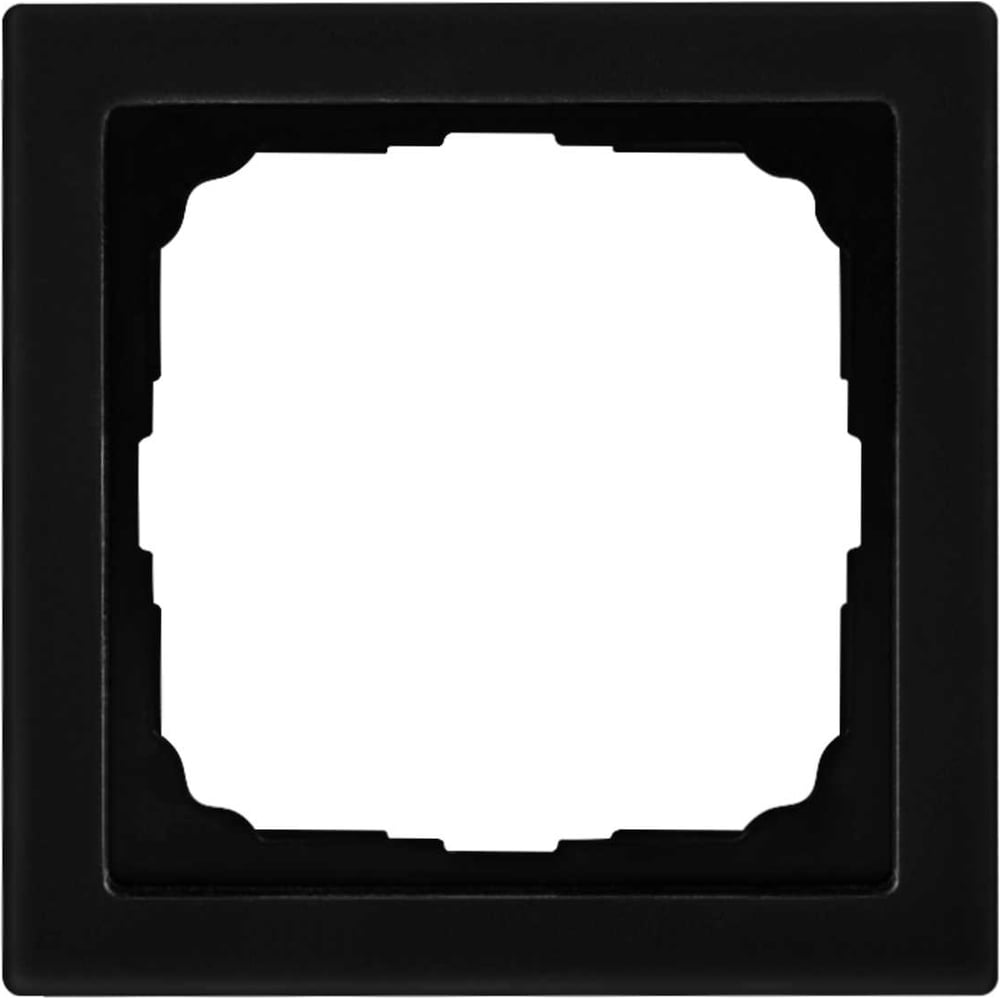 Изображение товара 1-постовая рамка Systeme Electric ArtGallery PURE из органического стекла черная