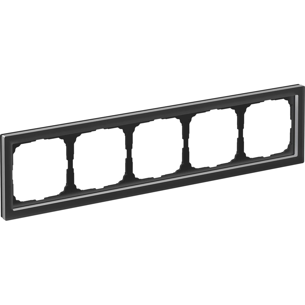 Изображение товара Рамка 5-постовая Systeme Electric ArtGallery PURE Черная