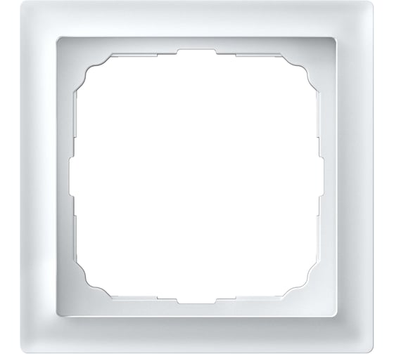 Изображение товара 1-постовая рамка Systeme Electric ArtGallery PURE, Матовое органическое стекло, Белый GAL330101