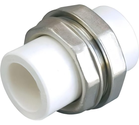 Изображение товара Американка полипропиленовая ViEiR Ф20х20 под пайку для герметичного перекрытия трубопровода VER20N