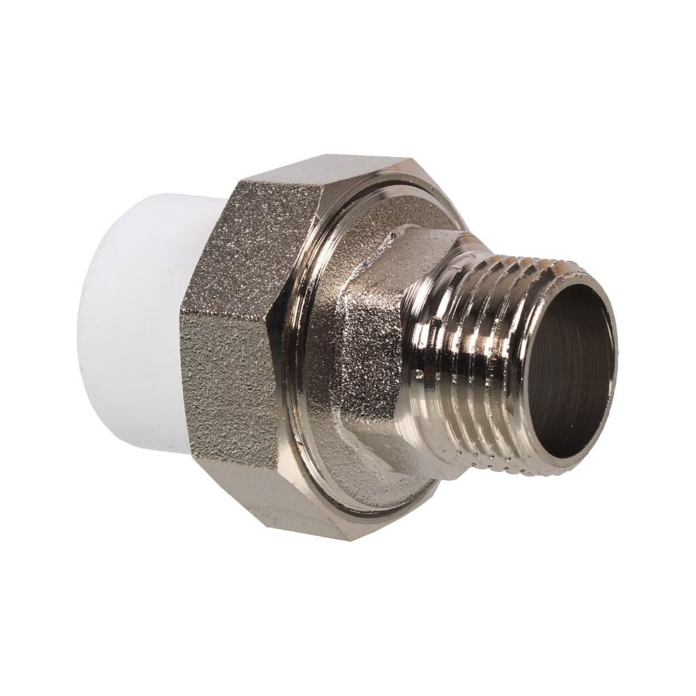 Изображение товара Американка полипропиленовая ViEiR Ф20х1 наружная резьба для трубопровода