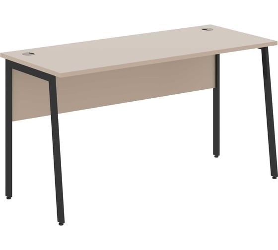 Изображение товара Стол прямой SKYLAND СП-3.1P Мокачино/Антрацит 1400х608х755 IMAGO PLUS 00-07190051