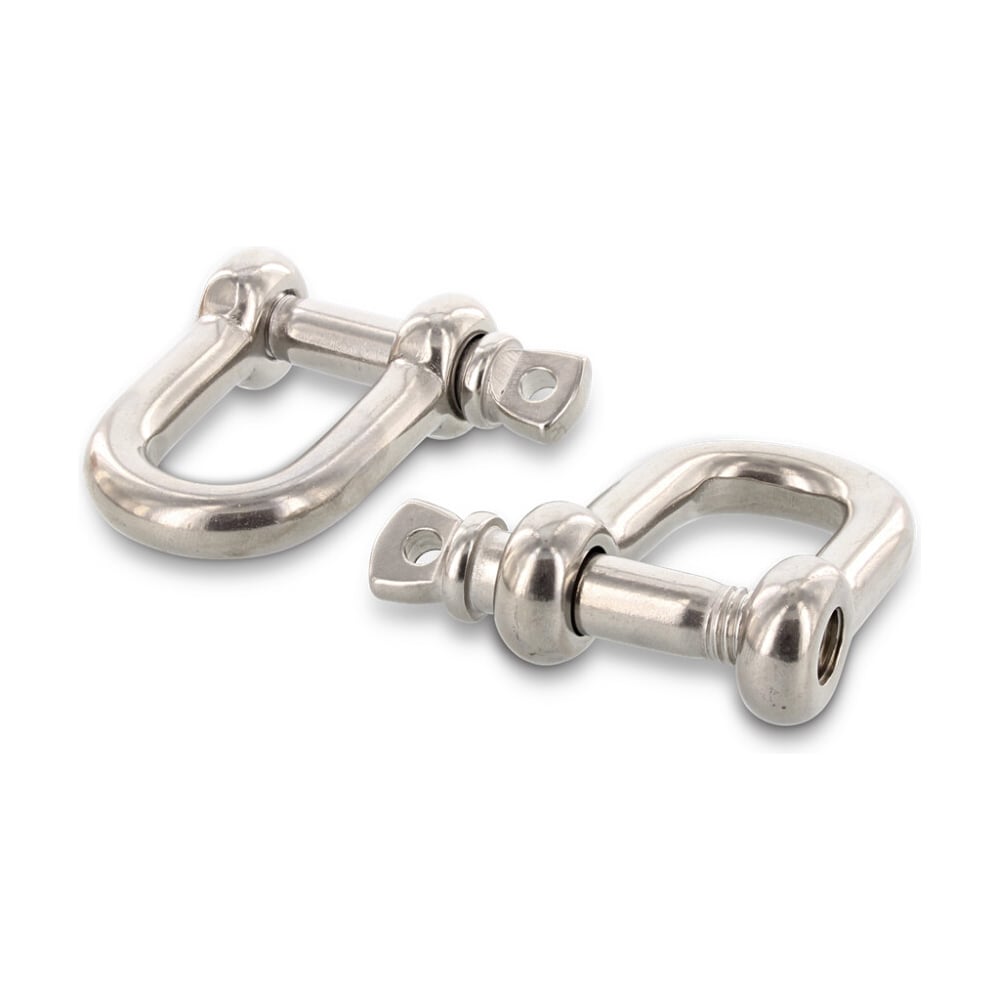 Изображение товара Скоба такелажная Edelfix ART.9076 7 мм нержавеющая D-образная с внутренней резьбой