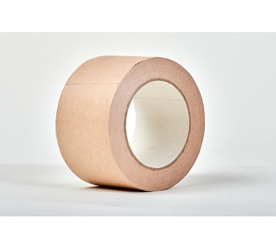 Изображение товара умажная упаковочная крафт-лента БумАльтернатива SafeLenta, активируемая водой (антикражная) 70мм*50м (3 шт/уп) 29705003