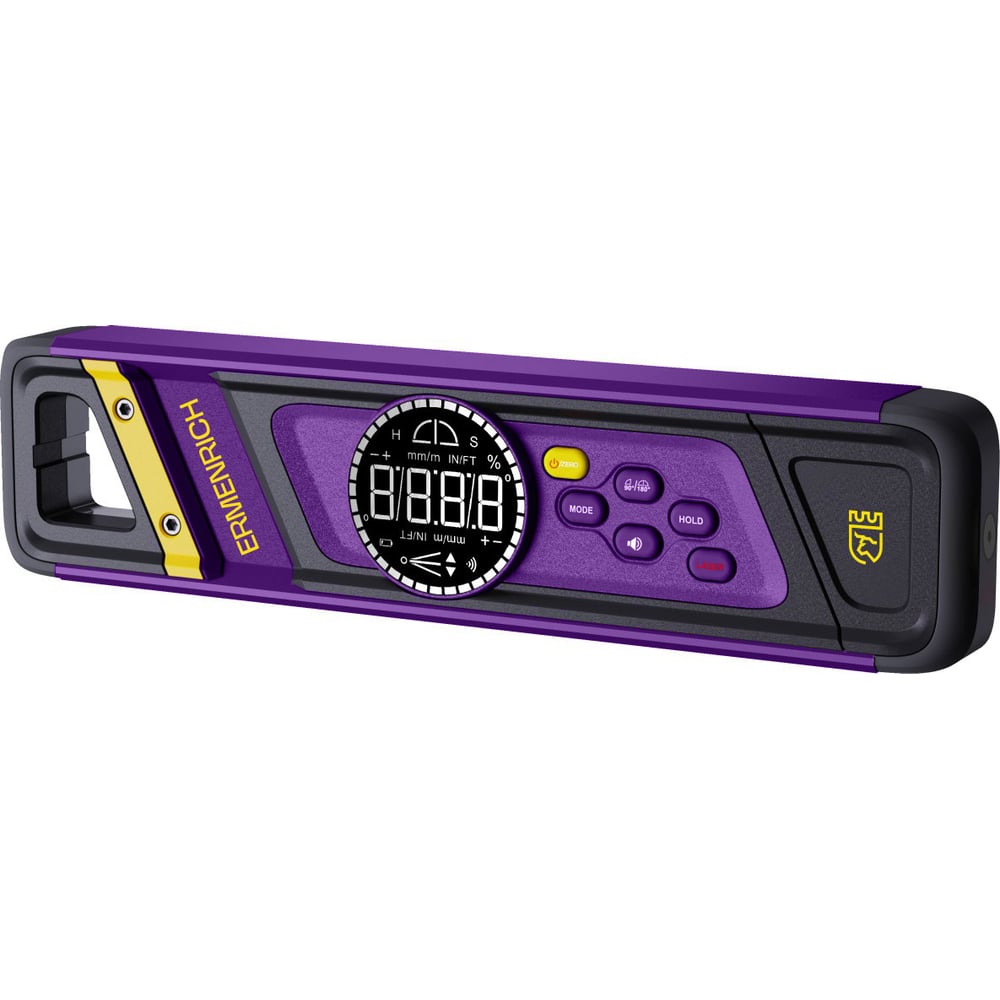 Изображение товара Цифровой уровень Ermenrich Verk LD25 с лазером для точных измерений уклонов