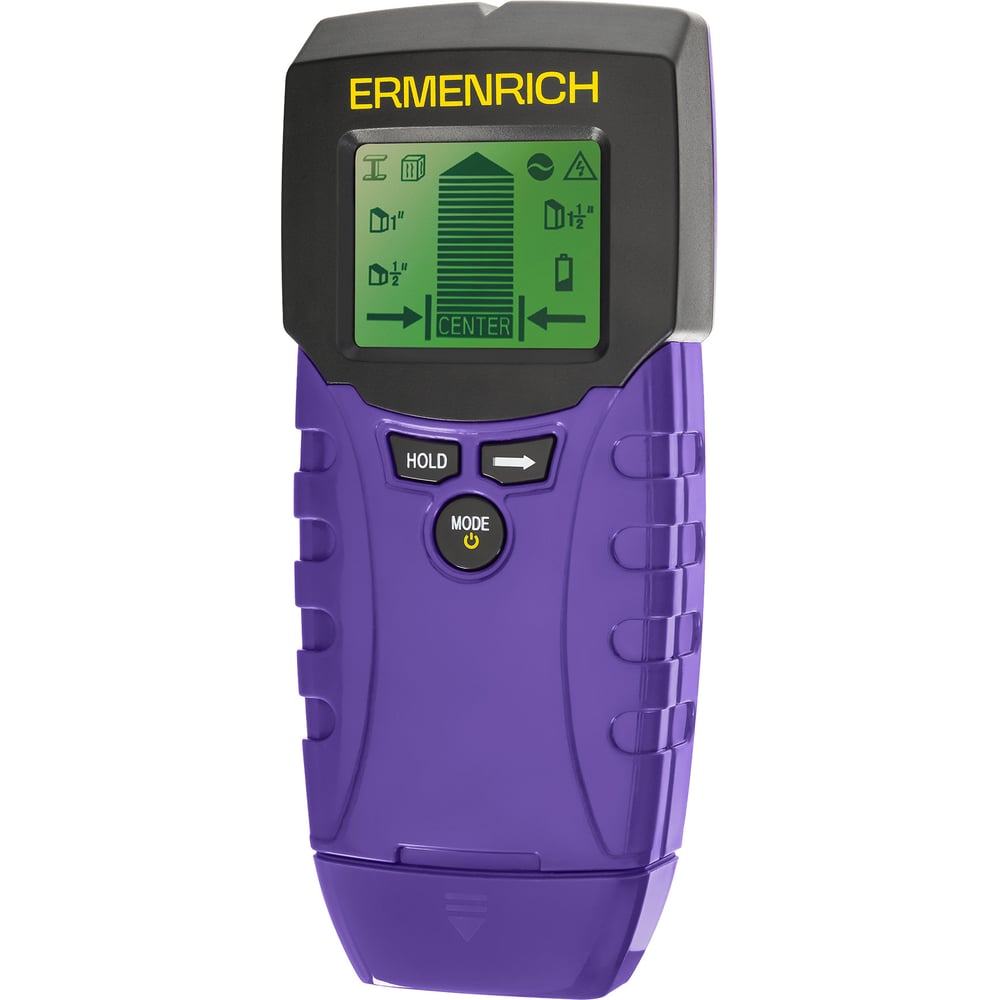 Изображение товара Детектор проводки и датчик влажности Ermenrich TM100 2 в 1 для ремонта и строительства