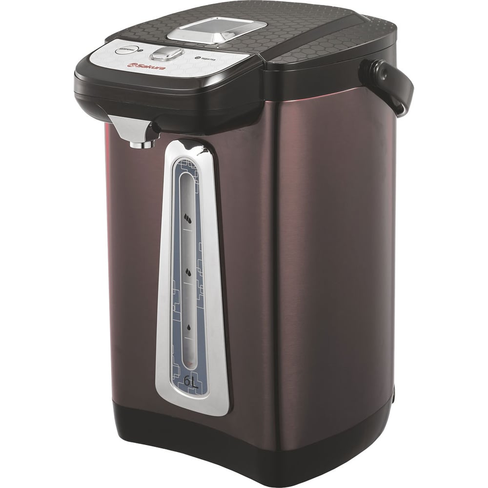 Изображение товара Термопот Sakura SA-1346BR 6л коричневый автоматический сенсорный