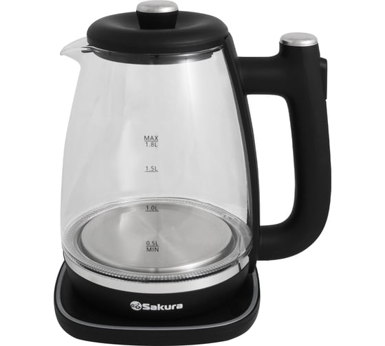 Изображение товара Чайник электрический Sakura SA-2745BK (1.8) стекл подсв. УТ000003723