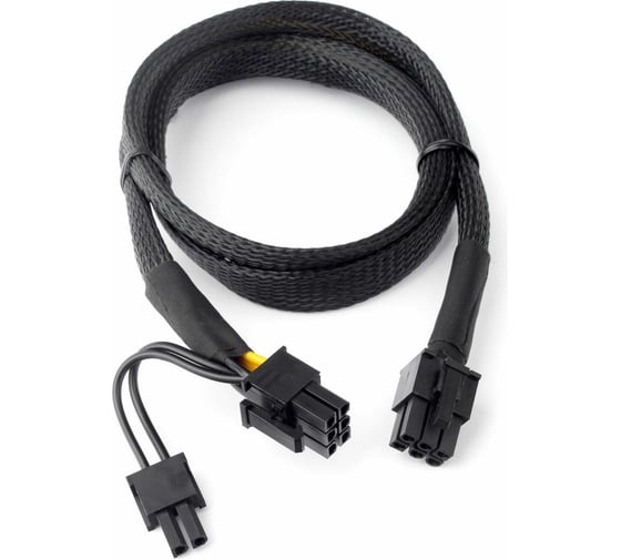 Изображение товара Кабель питания Cablexpert PCI-Express 6-пин на 6+2 пин, 0.8 м CC-PSU-86