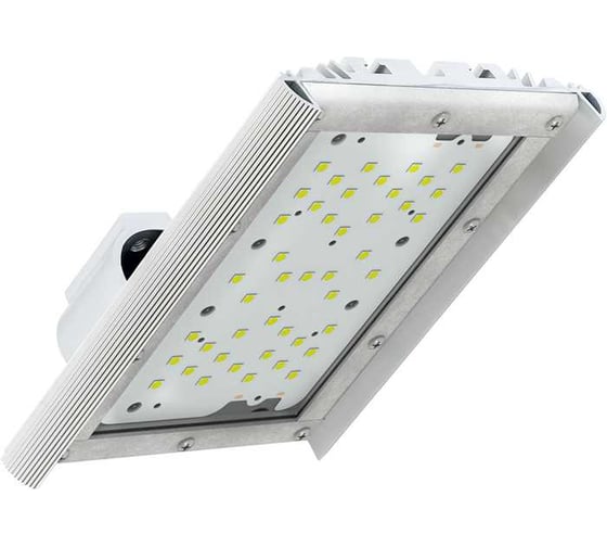 Изображение товара Светодиодный светильник DIORA Unit Glass PRO 56/8500 Д прозрачный 8500лм 56Вт 3000K IP67 0.95PF 80Ra Кп<1 консоль DUGPRO56D-PZ-3K-C