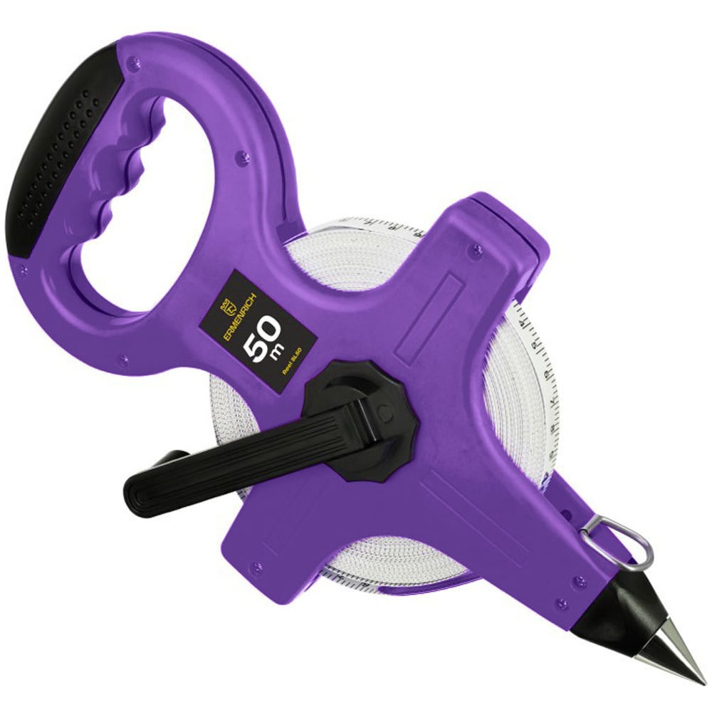Изображение товара Геодезическая рулетка Ermenrich Reel SL50 50м фиолетовая полупрофессиональная
