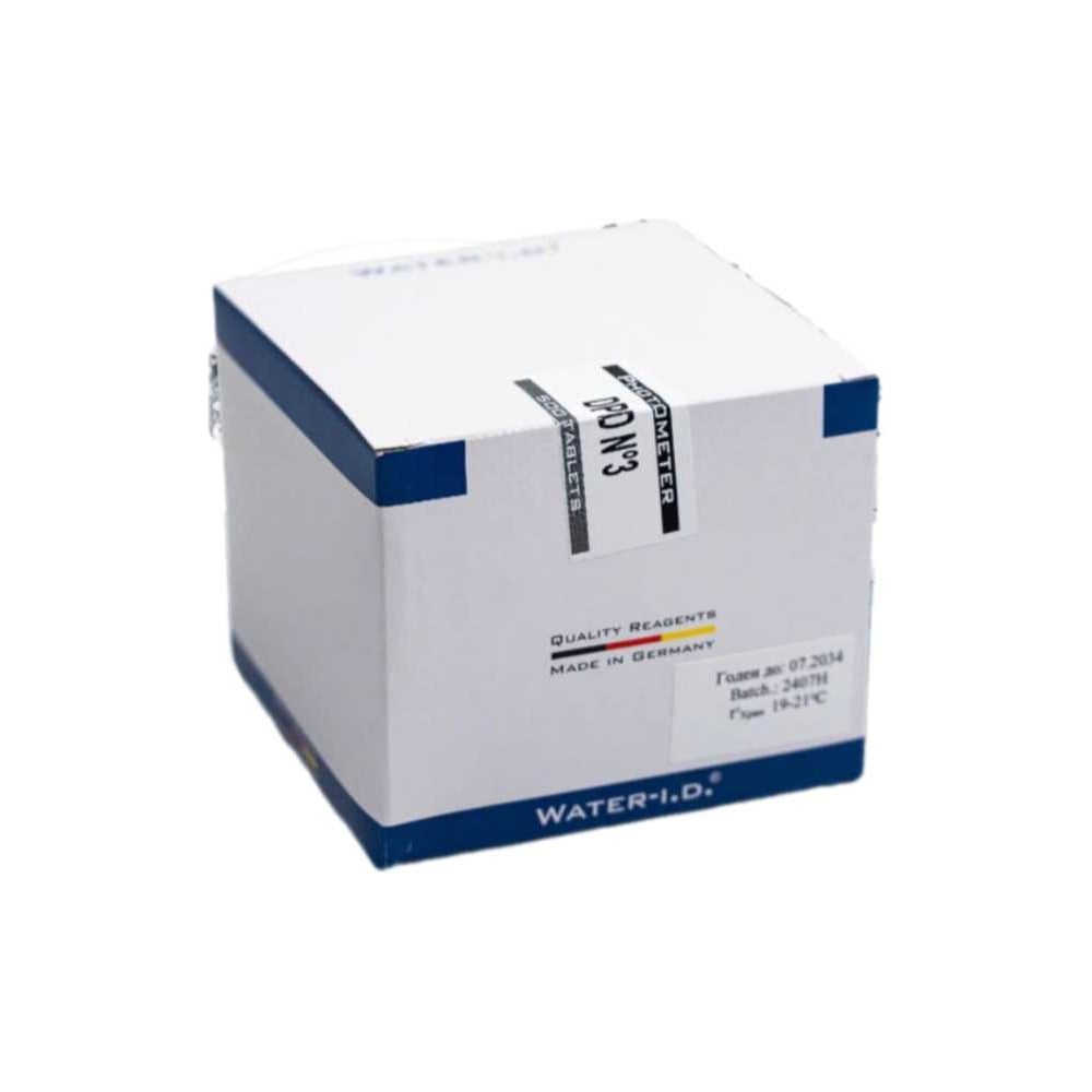 Изображение товара Таблетки для фотометра КЕНАЗ DPD 3 Water-i.d. 500 шт для тестирования воды