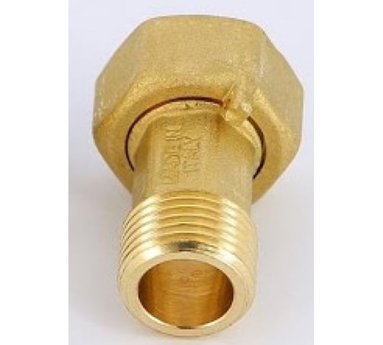 Изображение товара Американка для счетчика воды ViEiR 1/2 штуцер × 3/4 гайка, латунная VR27-34FM