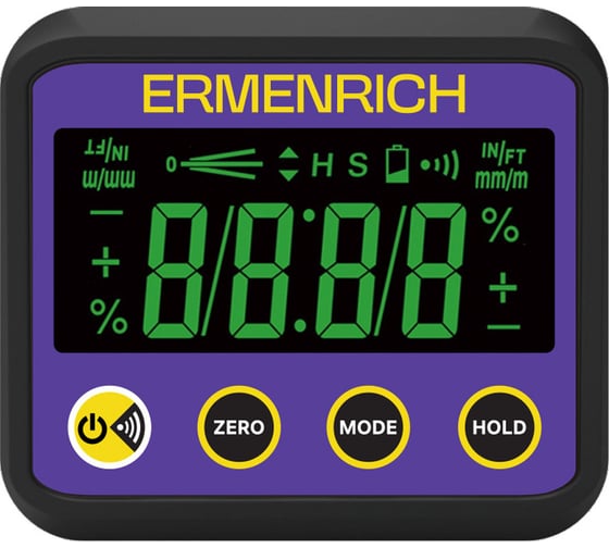 Изображение товара Цифровой уровень Ermenrich Verk LQ40, фиолетовый 85693
