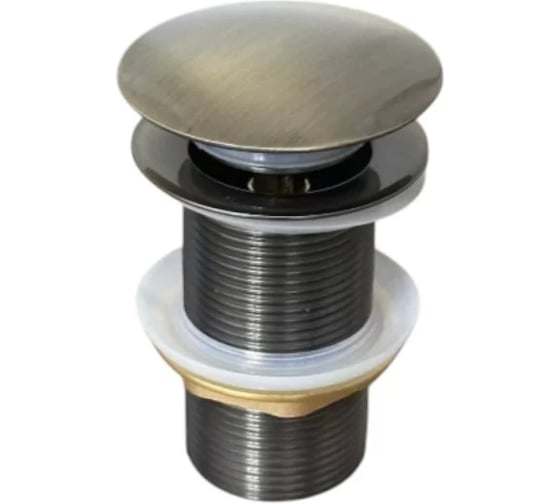 Изображение товара Донный клапан для раковины VIEIR латунный, без перелива, большой, бронза, VER21A-D