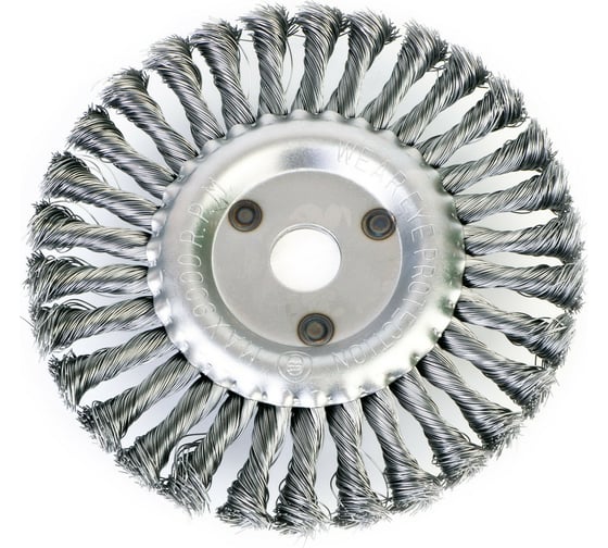Изображение товара Щетка дисковая ЩД-175 К (175х22 мм; крученая) для ушм ДИОЛД 90042025
