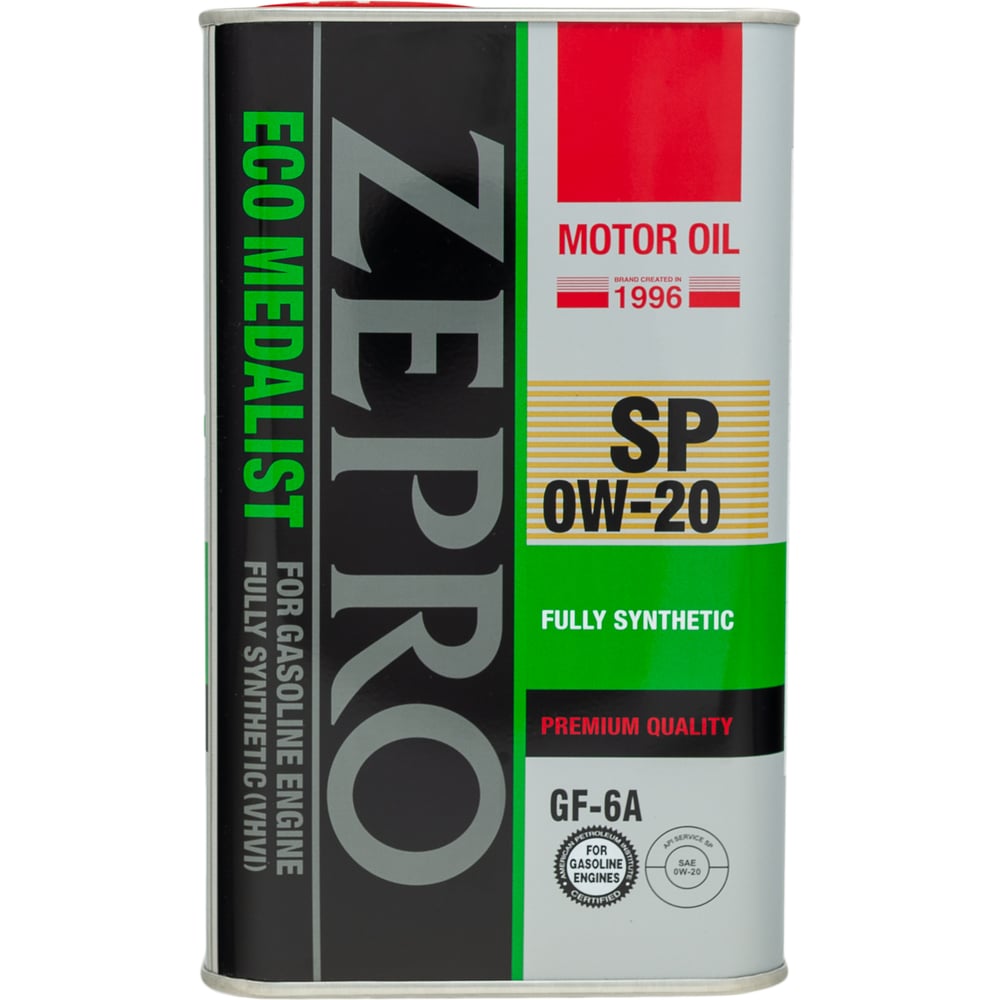 Изображение товара Масло моторное ZEPRO 0W-20 ECO MEDALIST FS для легковых автомобилей 1л