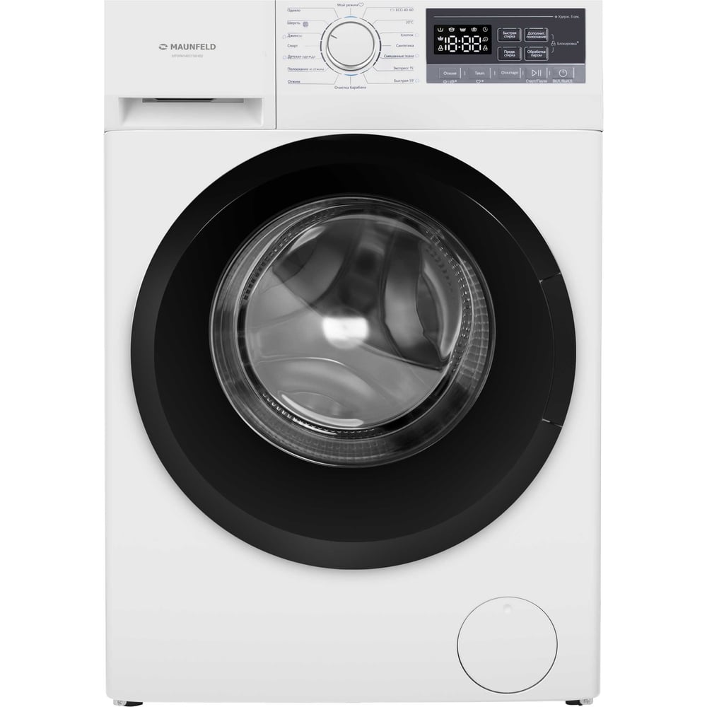 Изображение товара Стиральная машина MAUNFELD MFWM148STWH02 с инвертором и паром