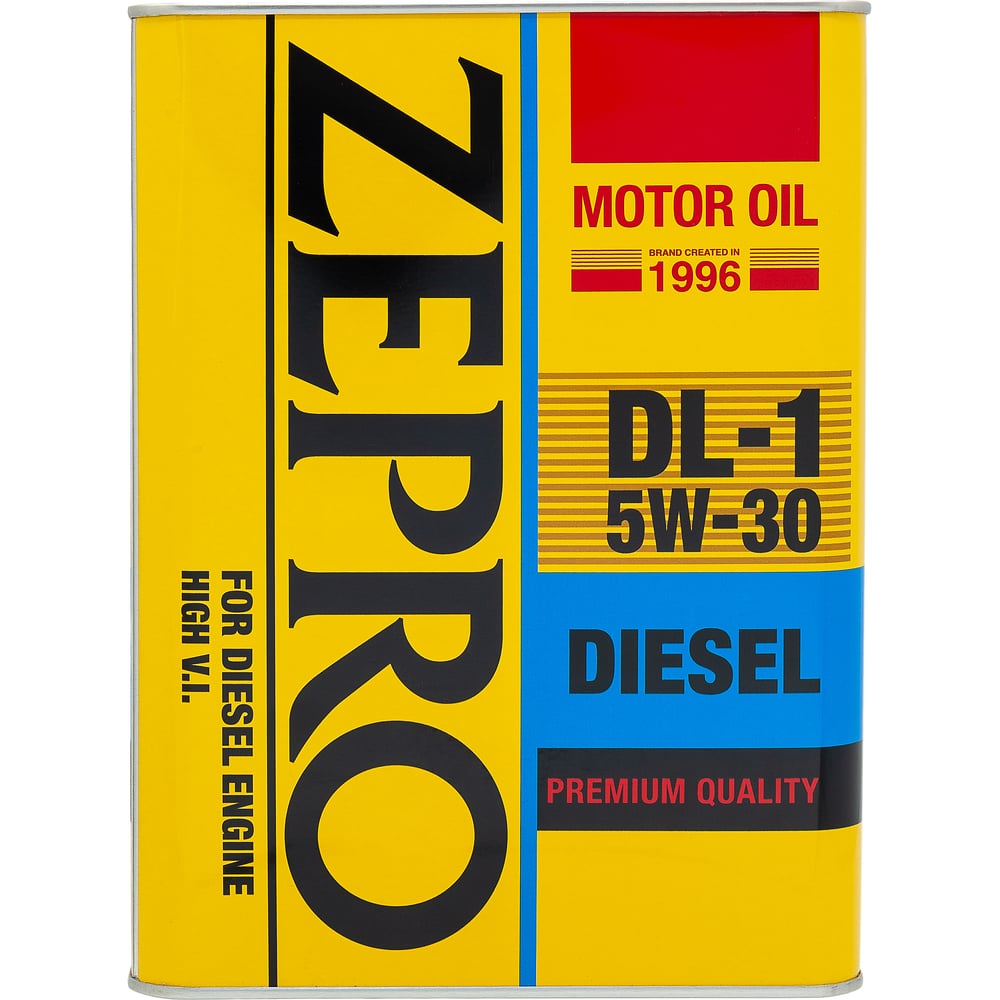 Изображение товара Масло моторное ZEPRO 5W-30 DIESEL DL-1 ACEA C2-08 4л х 6 синтетическое дизельное масло