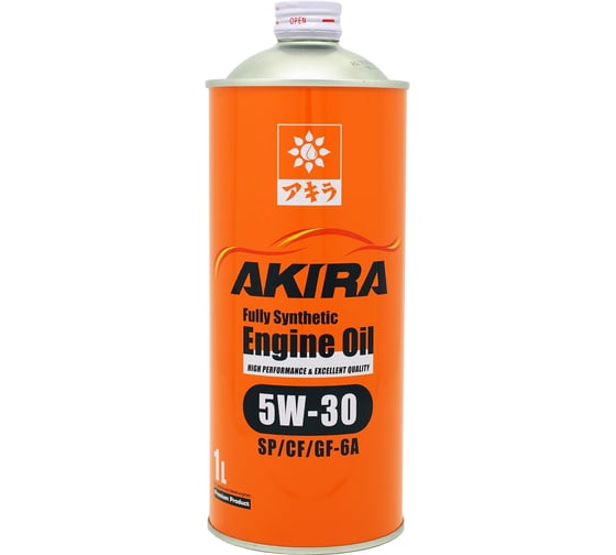 Изображение товара Масло моторное AKIRA 5W-30 ENGINE OIL FS SP/CF/GF-6 (1л х 20) A00032237-001