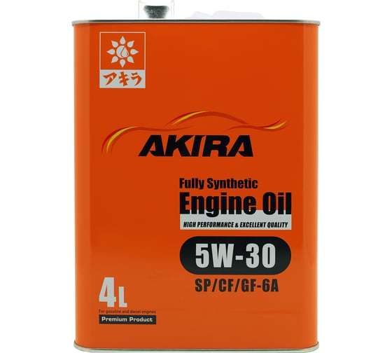 Изображение товара Масло моторное AKIRA 5W-30 ENGINE OIL FS SP/CF/GF-6 (4л х 6) A00032238-004