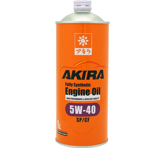 Изображение товара Масло моторное AKIRA 5W-40 ENGINE OIL FS SP/CF (1л х 20) A00032241-001