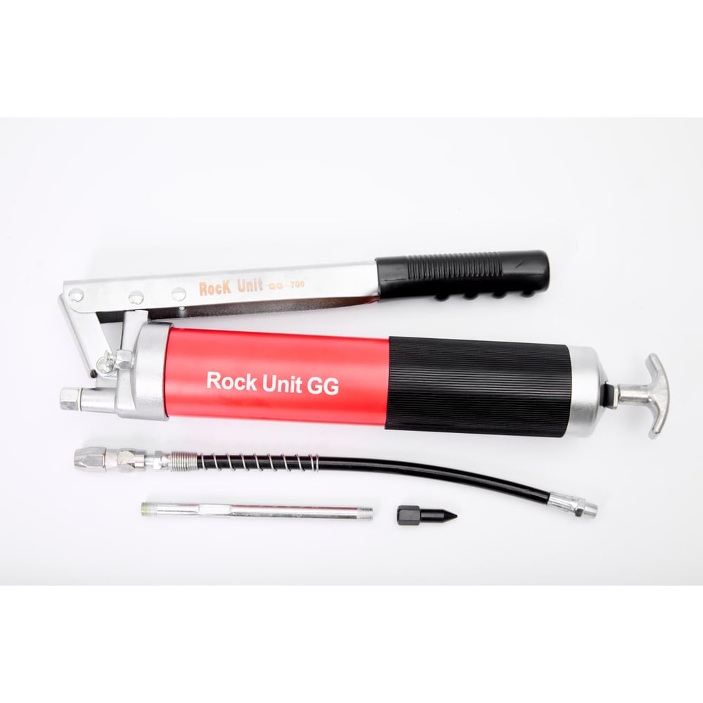 Изображение товара Смазочный пистолет Рок Юнит 500 мл GG 700 - профессиональный шприц для смазочных работ