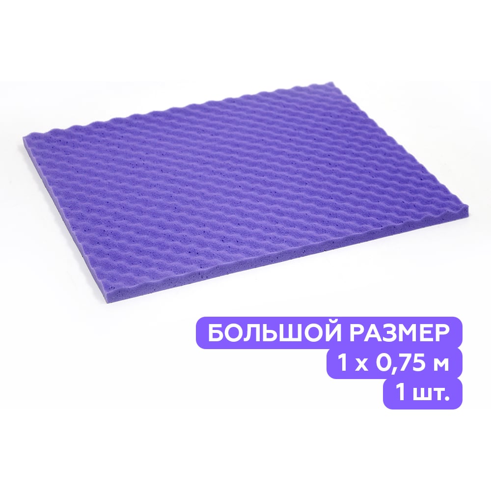 Изображение товара Звукопоглощающий материал STP Biplast 15 Wave 750х1000 мм для шумоизоляции автомобиля