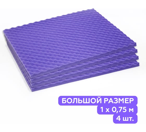 Изображение товара Звукопоглощающий материал STP Biplast 15 Wave (4шт-уп) 10666-001-13