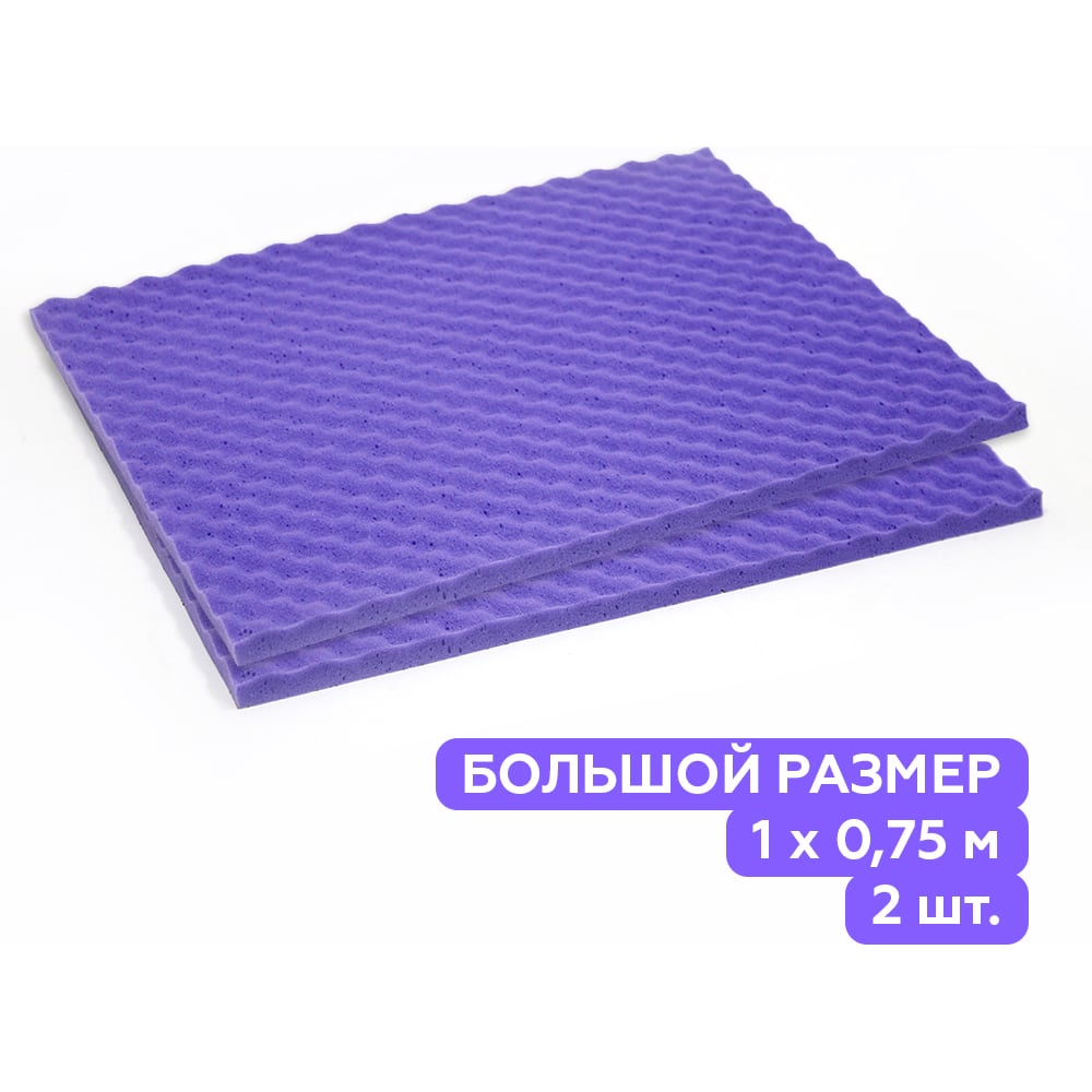 Изображение товара Звукопоглощающий материал STP Biplast 15 Wave 2 шт. шумоизоляция для авто