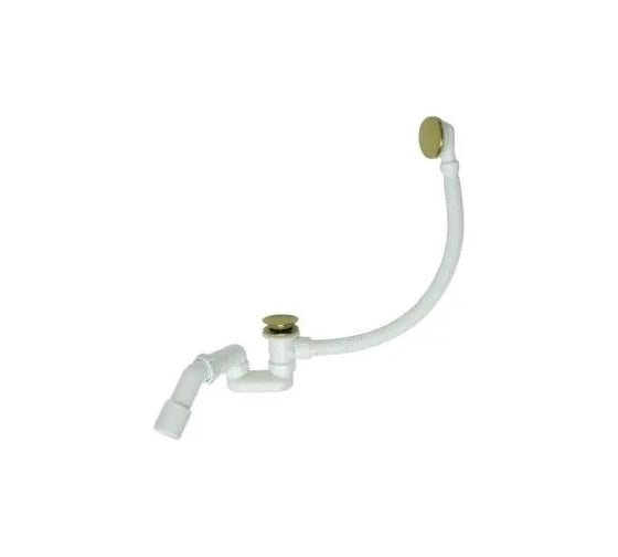 Изображение товара Обвязка для ванны пластиковая автоматическая ViEir, матовое золото, VRQ91-S