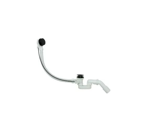 Изображение товара Обвязка для ванны пластиковая полуавтоматическая ViEir, черная, VRQ90-C